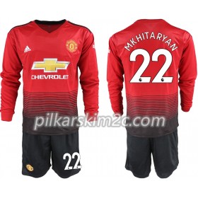 Koszulka Manchester United MKHITARYAN 22 Dziecięca Główna 2018-2019 - Koszulki Piłkarskie(L/S)